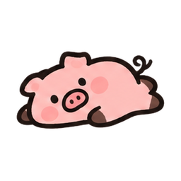엎드린 돼지