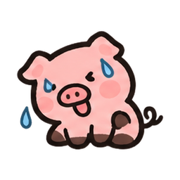 진땀 흘리는 돼지